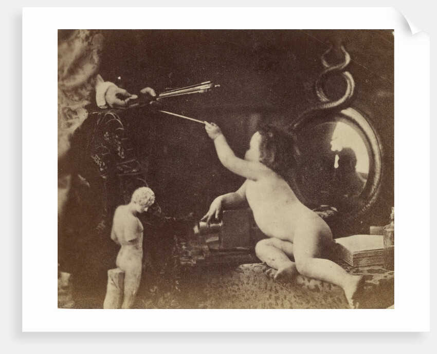 The Infant Photography Giving the Painter an Additional Brush by Oscar Gustave Rejlander