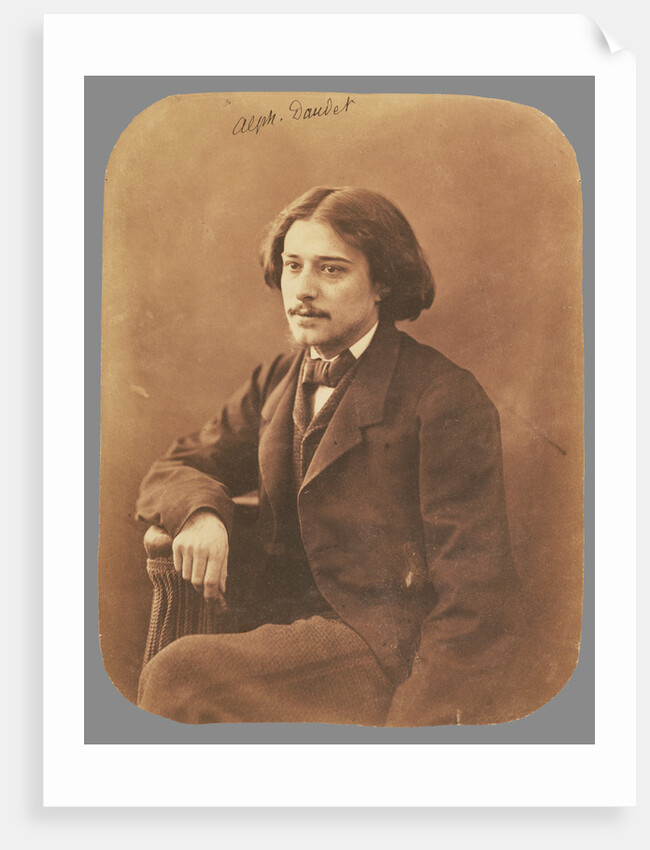 Alphonse Daudet by Nadar [Gaspard Félix Tournachon]