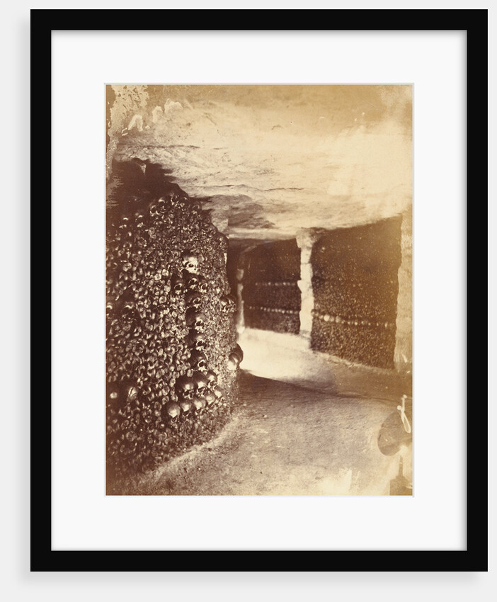 View in the Catacombs by Nadar [Gaspard Félix Tournachon]