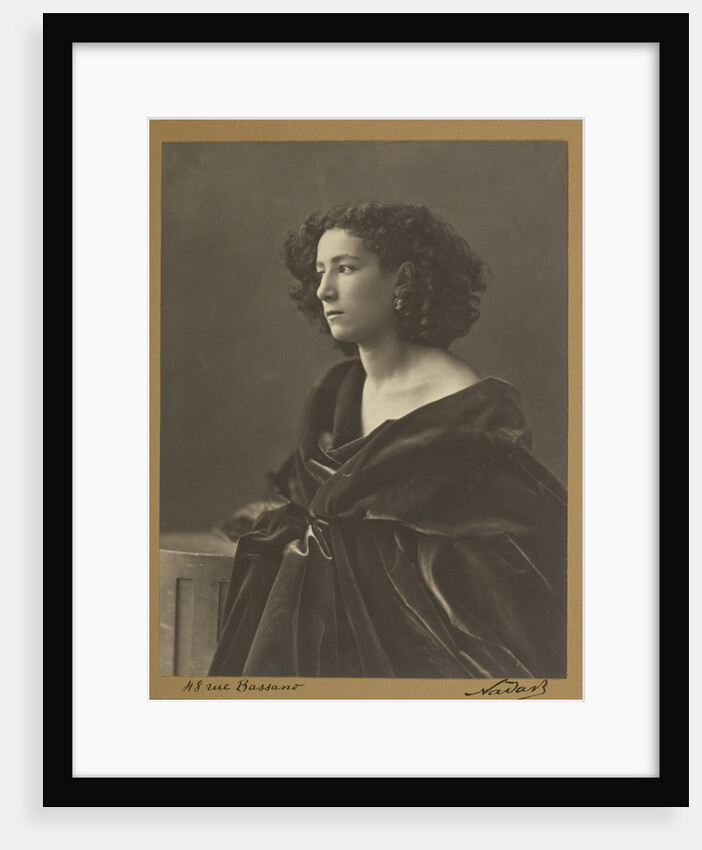 Sarah Bernhardt by Nadar [Gaspard Félix Tournachon]