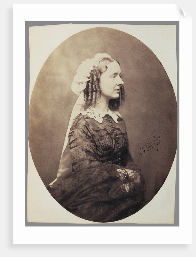Mme E.M. Labiche (Adèle Hubert) by Nadar [Gaspard Félix Tournachon]