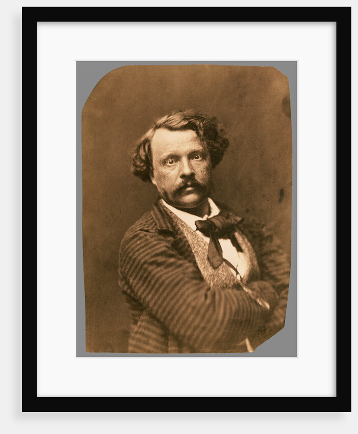 Self portrait in striped coat, Félix Nadar by Nadar [Gaspard Félix Tournachon]