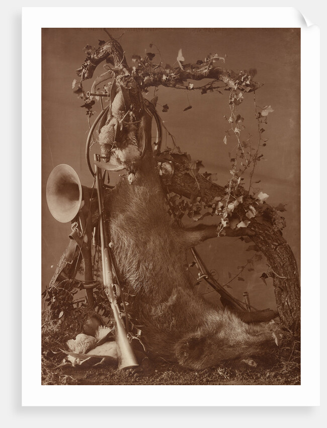 Still Life of a Hunting Scene by Adolphe Braun