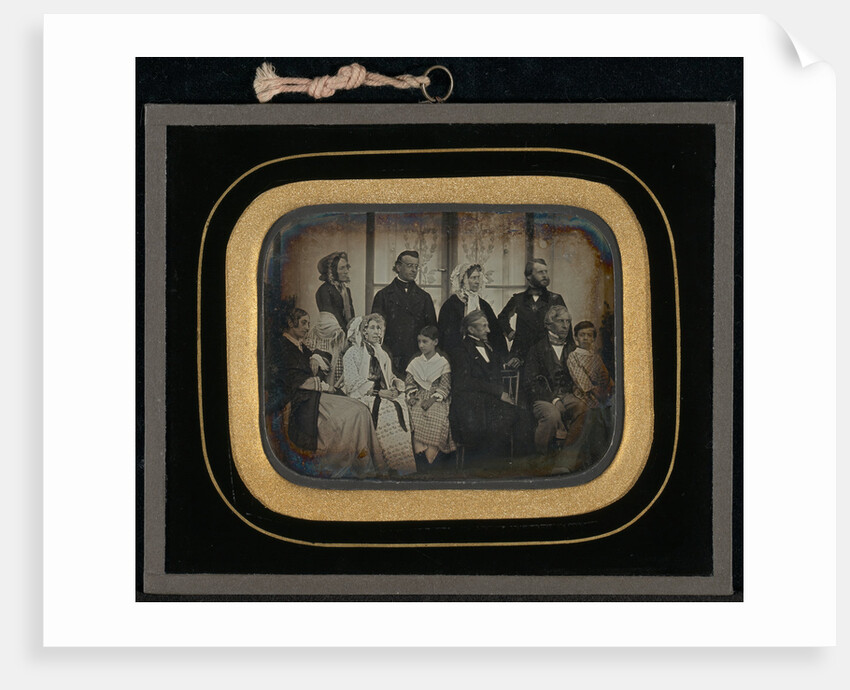 Group portrait of ten Eynard-Lullin family members and friends by Jean-Gabriel Eynard
