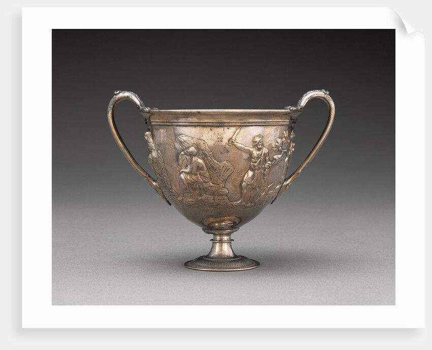 Two-handled Cup with Relief Decoration by Anonymous
