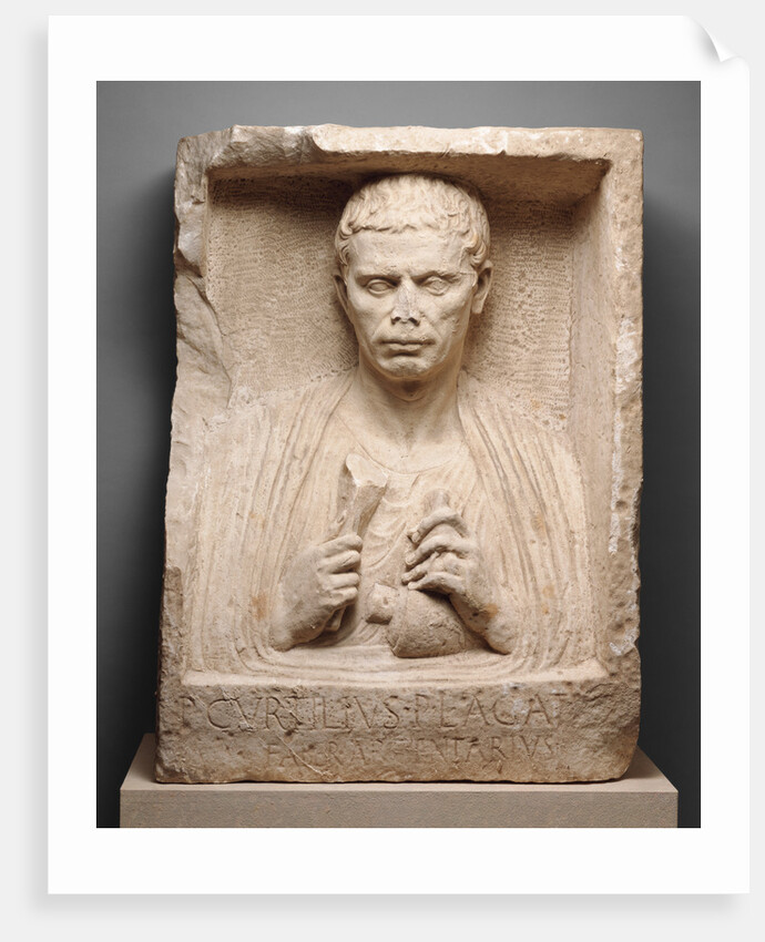 Grave Relief of a Silversmith by Anonymous
