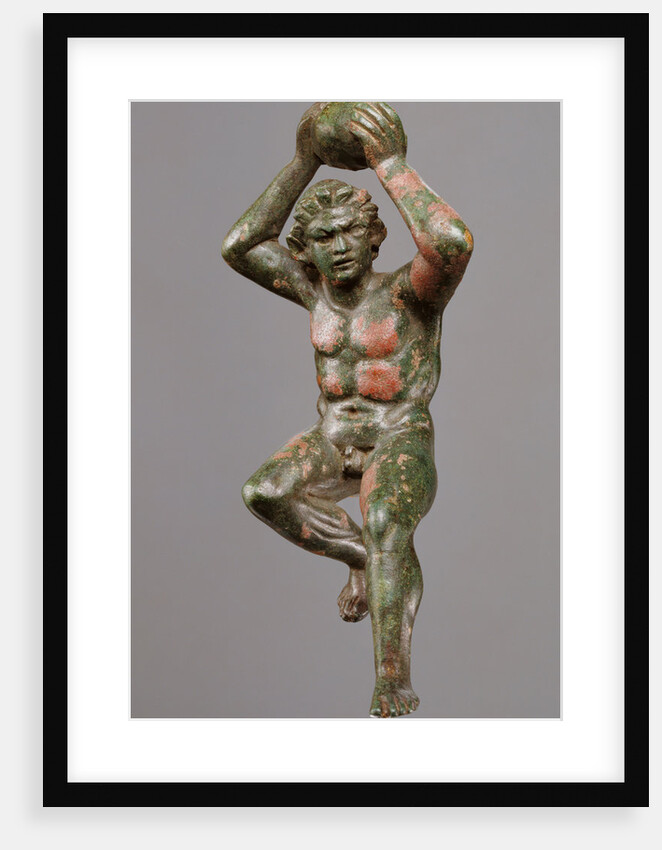 Statuette of a Giant Hurling a Rock by Anonymous