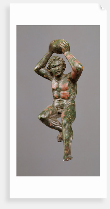 Statuette of a Giant Hurling a Rock by Anonymous