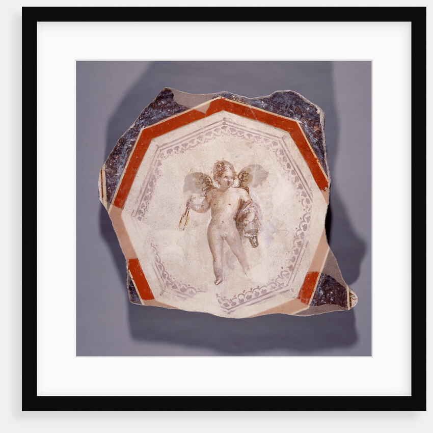Fresco Depicting Cupid holding Two Sticks and a Pail by Anonymous