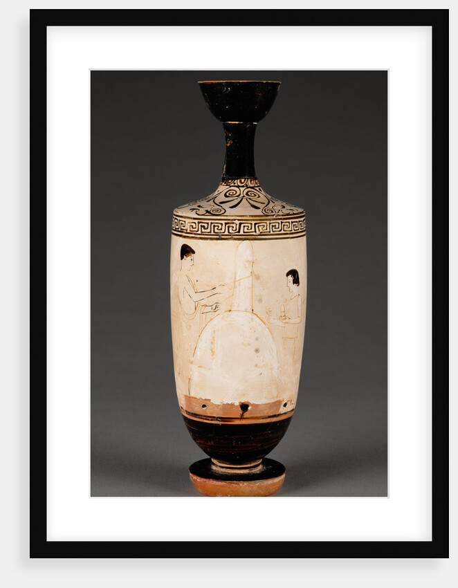 Attic White-Ground Lekythos by Anonymous