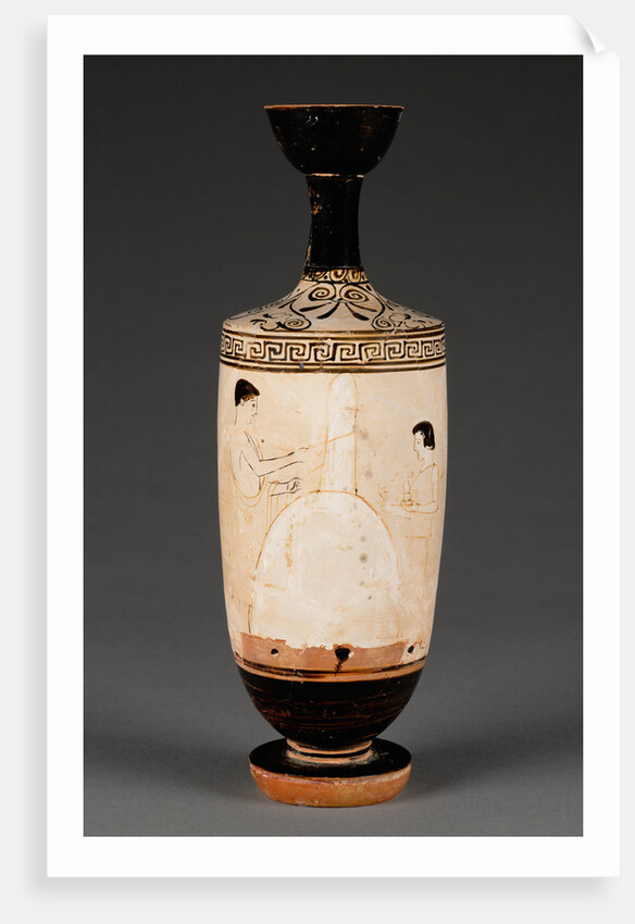 Attic White-Ground Lekythos by Anonymous