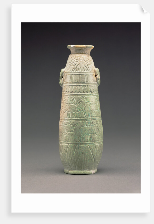 East Greek Faience Alabastron by Anonymous