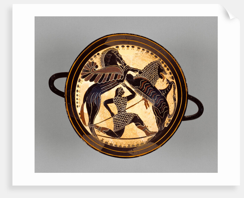 Lakonian Black-Figure Kylix, detached fragments by Boreads Painter