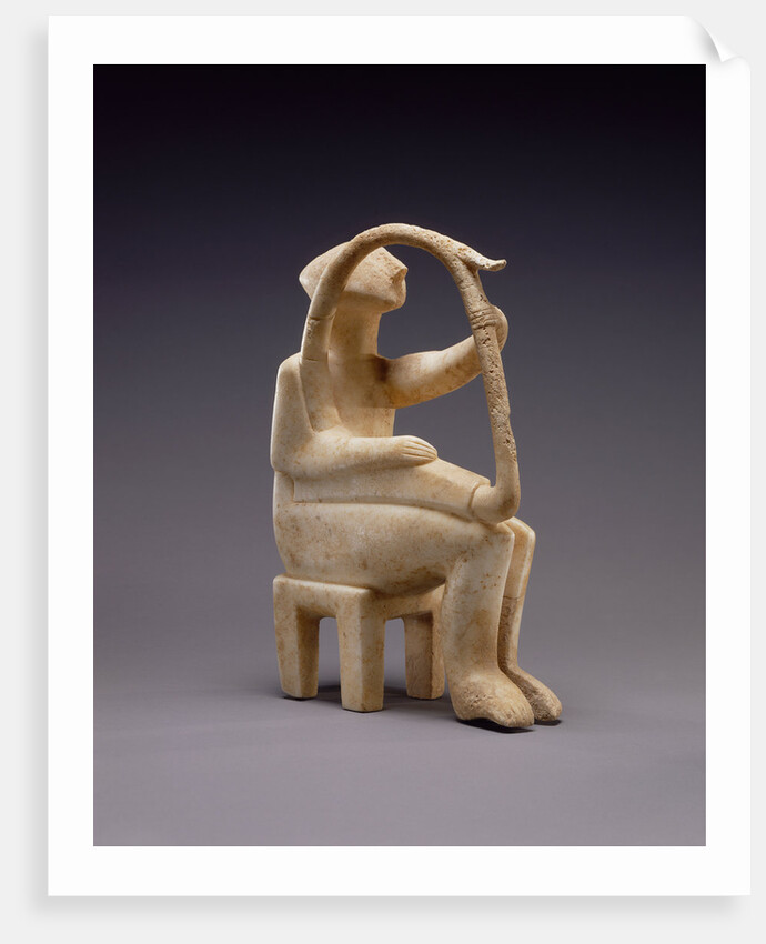Male Harp Player of the Early Spedos type by Anonymous