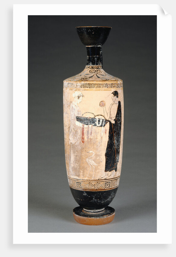 White-Ground Lekythos by The Timokrates Painter
