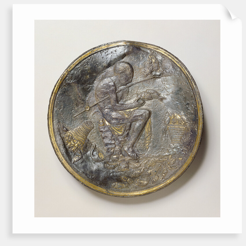 Plate with Relief Decoration by Anonymous