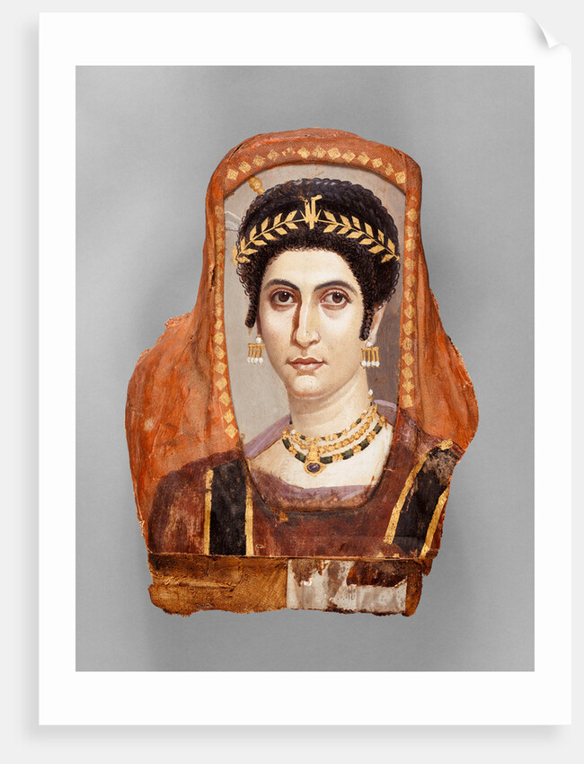 Mummy Portrait of a Woman by Isidora Master
