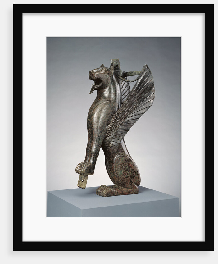 Furniture Support Representing a Winged Feline by Anonymous