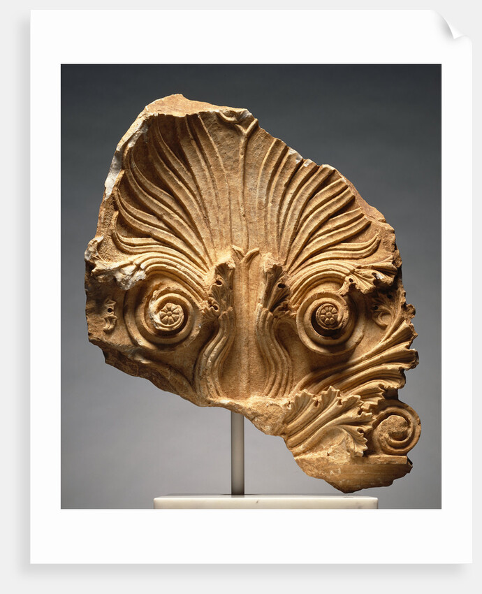 Anthemion of a Grave Stele by Anonymous