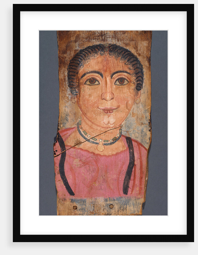 Mummy Portrait of a Woman by Anonymous