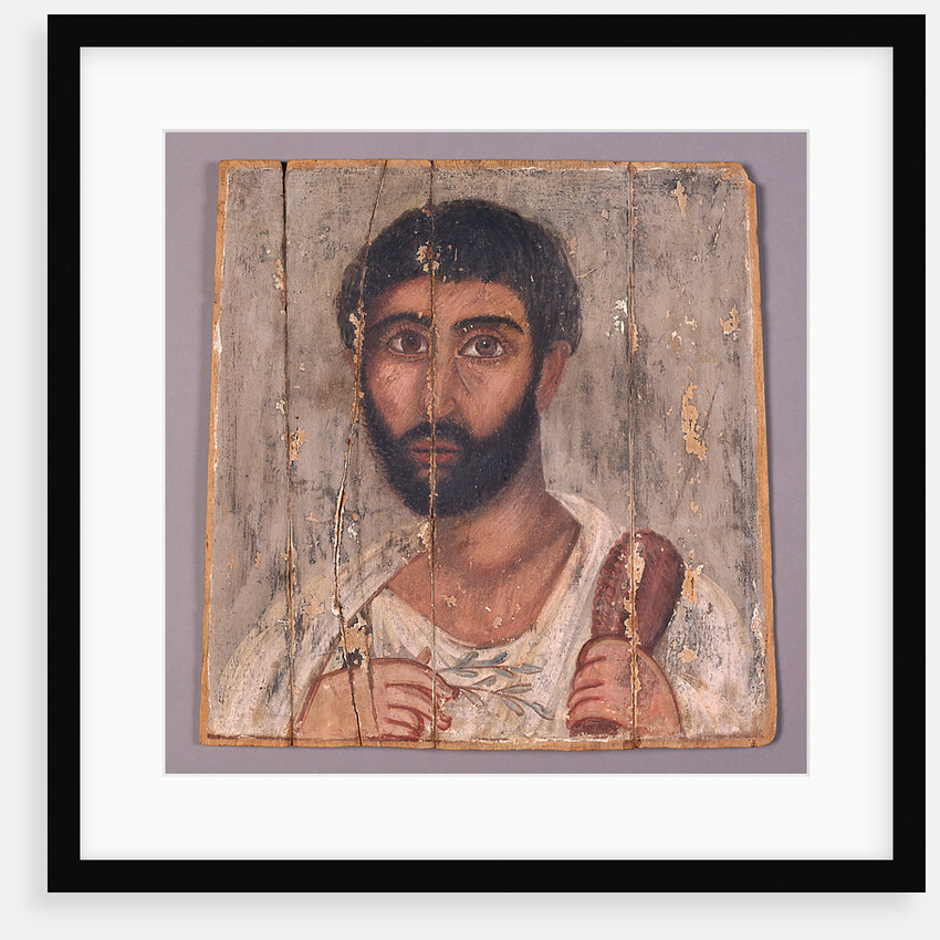 Portrait of a Bearded Man from a Shrine by Anonymous