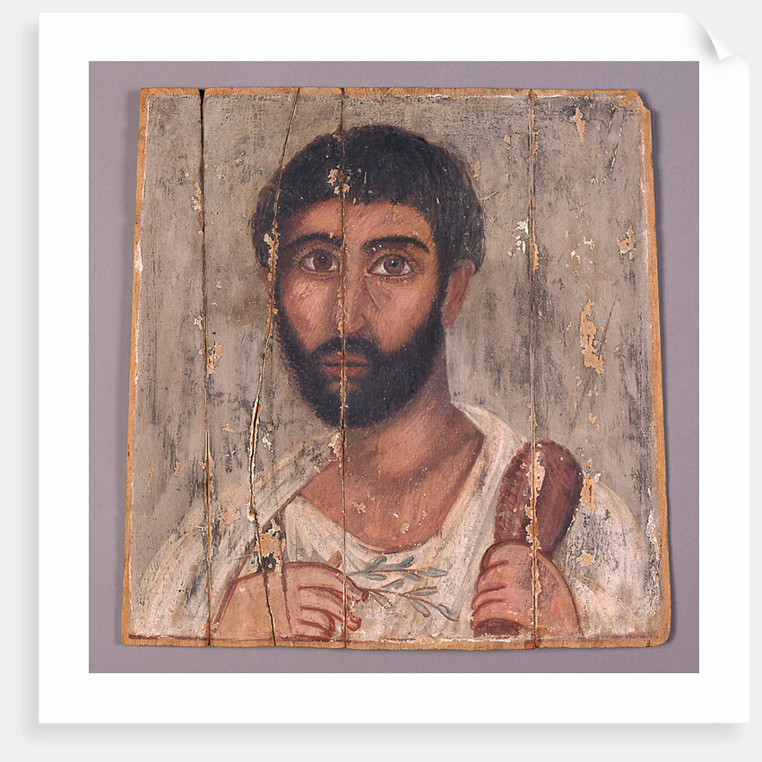 Portrait of a Bearded Man from a Shrine by Anonymous