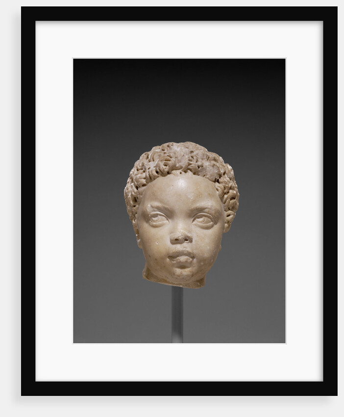 Portrait Head of an African Child by Anonymous