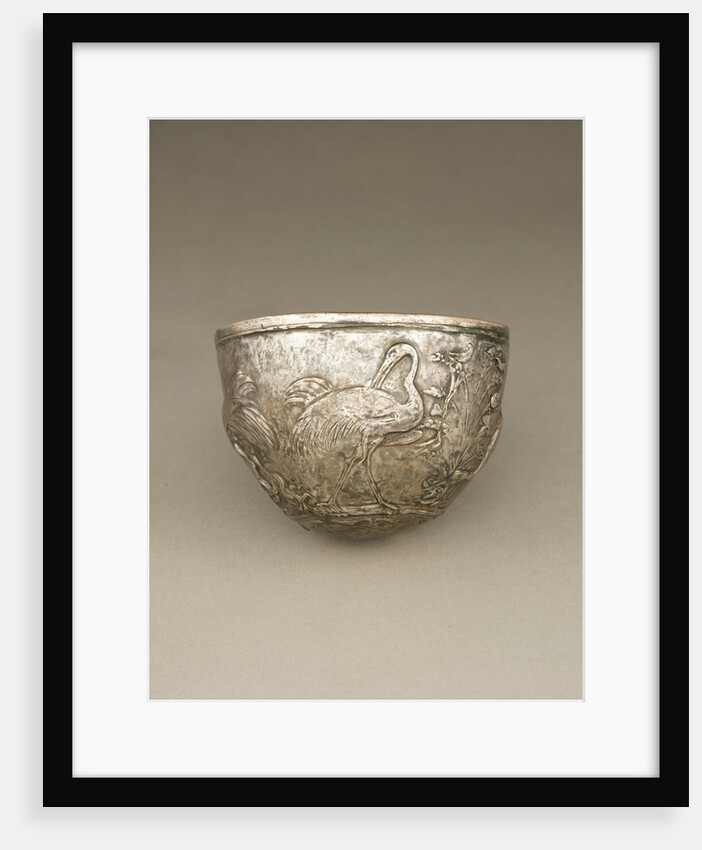 Bowl with Cranes by Anonymous