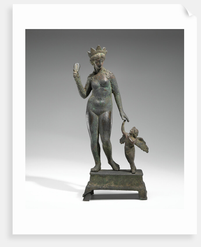 Statuette of Aphrodite and Eros on a Base by Anonymous