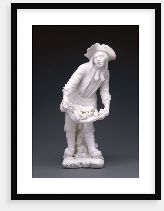 Figure of a Street Vendor by Mennecy Porcelain Manufactory