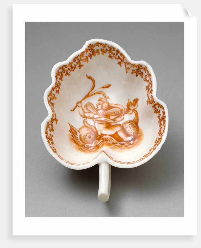 Leaf-Shaped Dish by Ignaz Preissler