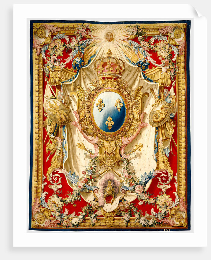 Tapestry: Portière aux Armes de France by Anonymous