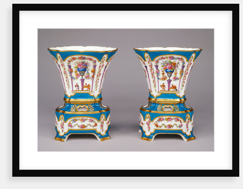 Pair of Vases (vases hollandois nouveaux, deuxième grandeur) by Jacques-François-Louis de Laroche
