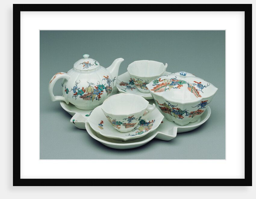 Tea Service by Chantilly Porcelain Manufactory
