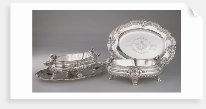 Pair of Tureens, Liners, and Stands by Thomas Germain