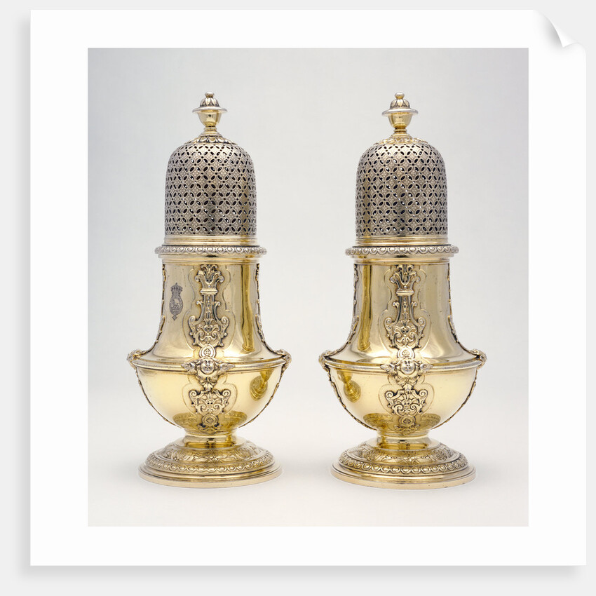 Pair of Sugar Castors by Paul de Lamerie