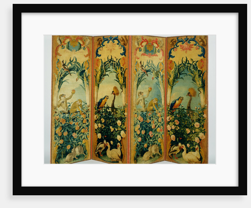 Four-Panel Screen (paravent) by Anonymous