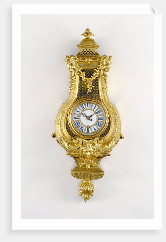 Wall Clock (pendule d'alcove) by André-Charles Boulle