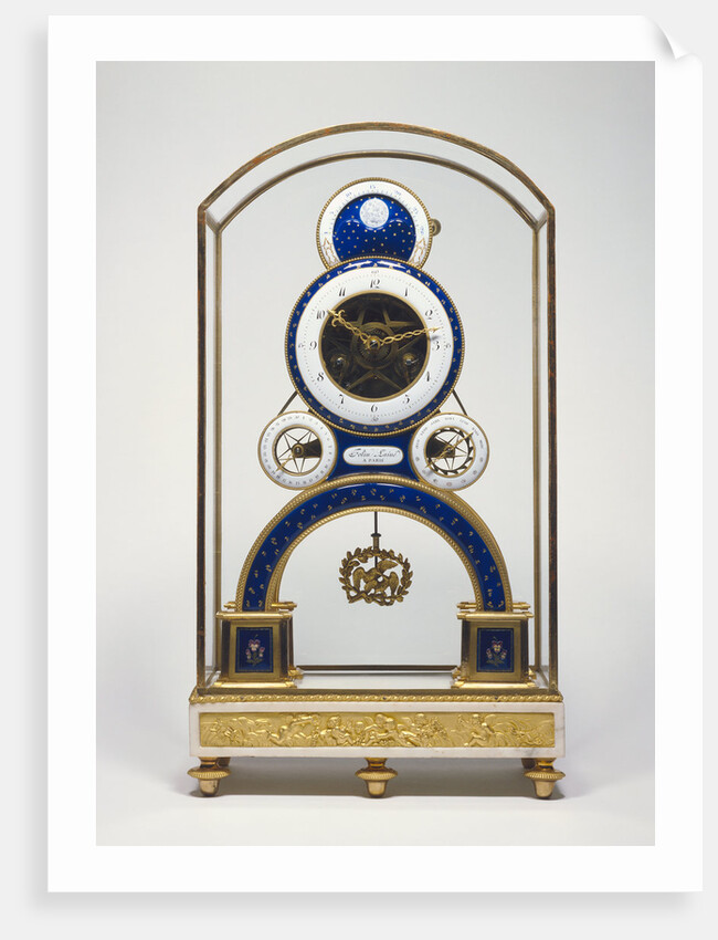 Mantel Clock by Nicolas-Alexandre Folin