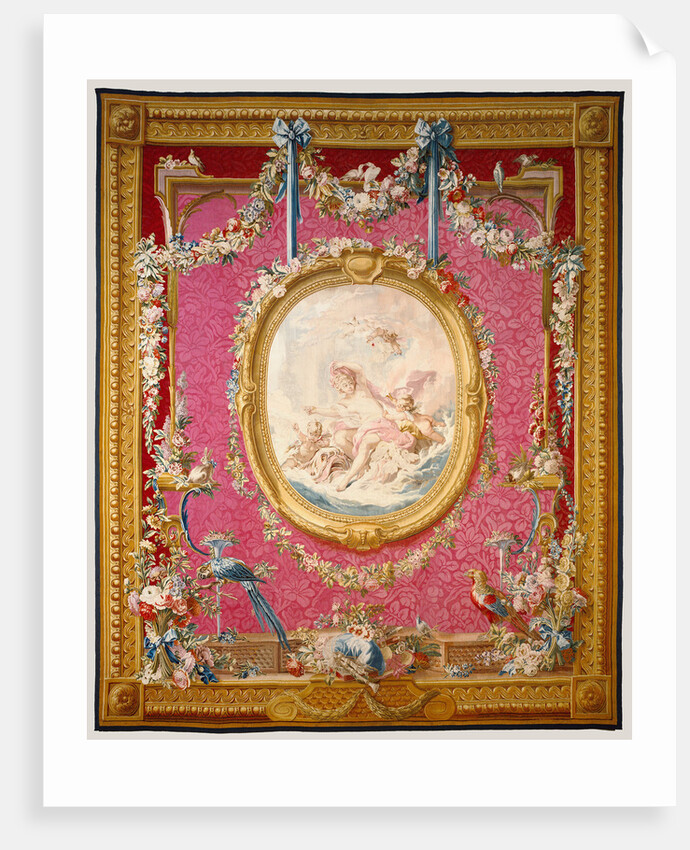 Tapestry: Vénus sortant des eaux, from Les Tentures de François Boucher Series by Anonymous