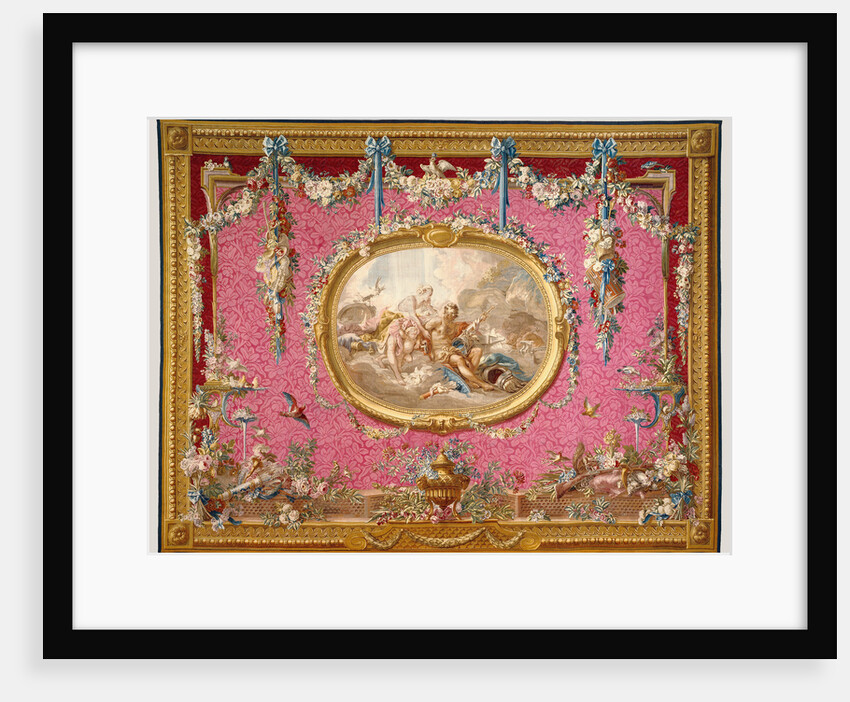 Tapestry: Vénus aux forges de Vulcain, from Les Tentures de François Boucher Series by Anonymous