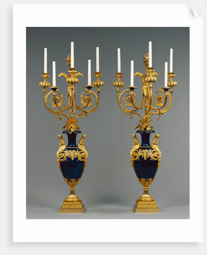 Pair of Standing Candelabra by Lucien-François Feuchère