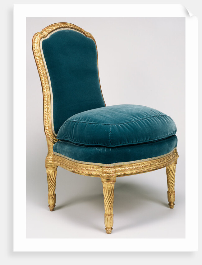 Side Chair (chaise à la reine) by Jean Boucault