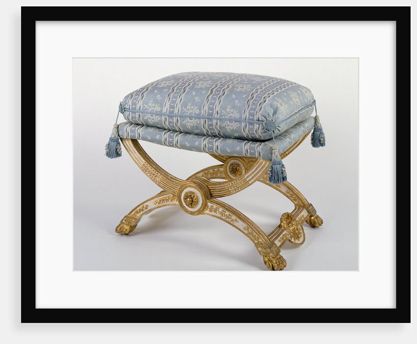 Folding Stool by Jean-Baptiste-Claude Sené