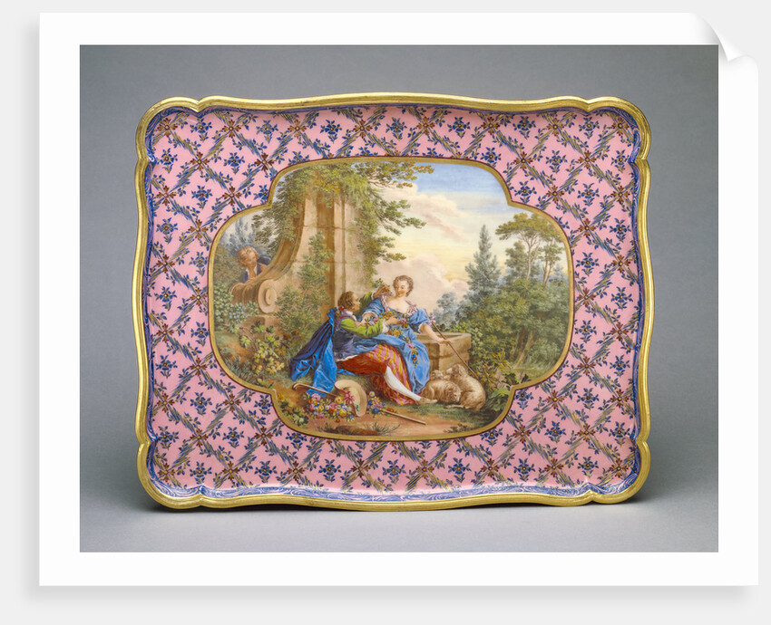 Tray (plateau Courteille ou de chiffonière) by Anonymous