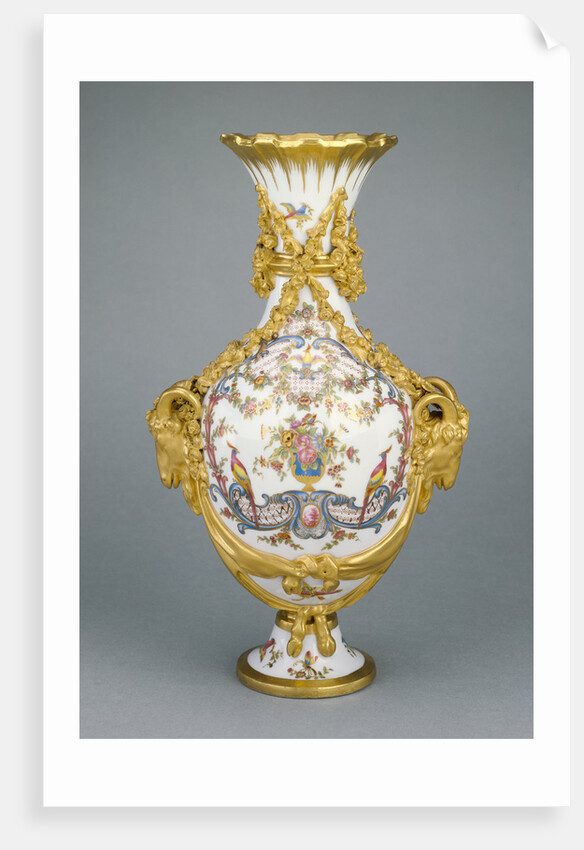 Vase (vase bouc du Barry B) by Fallot