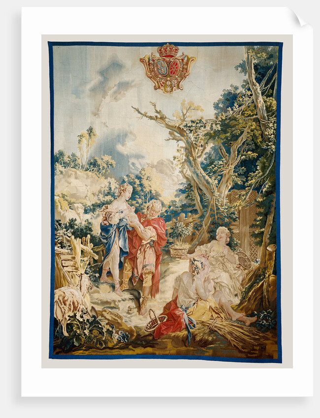 Tapestry: Psyche at the Basketmakers by Anonymous