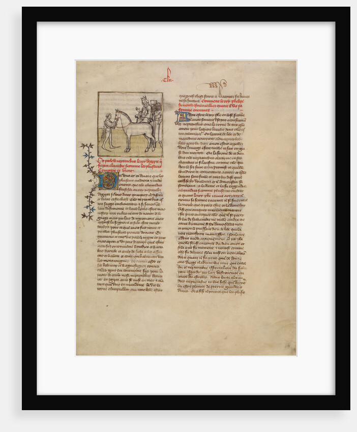 Alexander the Great by First Master of the Bible historiale of Jean de Berry