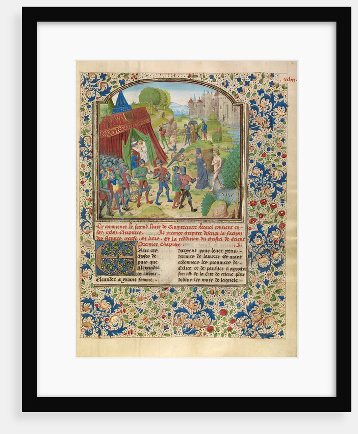 Alexander's Illness at the Cydnus River and the Death of Sisinnes by Master of the Jardin de vertueuse consolation and assistant
