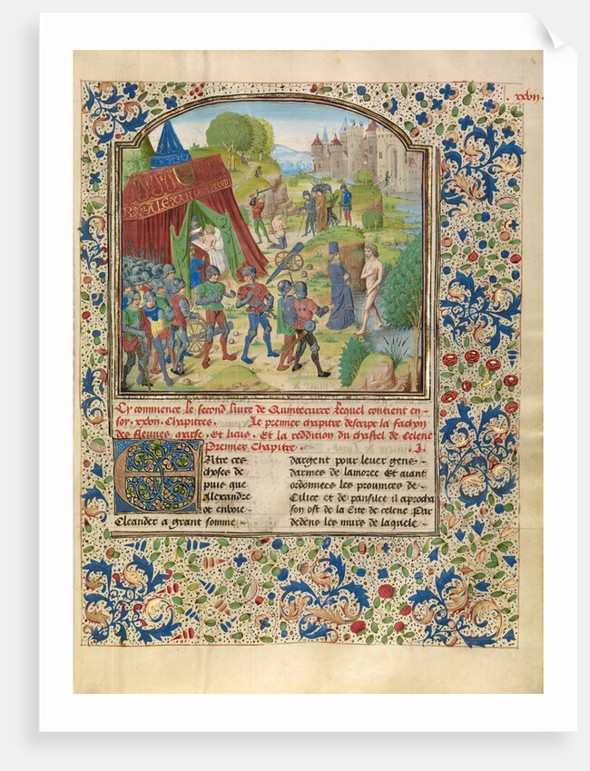 Alexander's Illness at the Cydnus River and the Death of Sisinnes by Master of the Jardin de vertueuse consolation and assistant